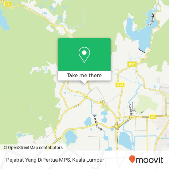 Pejabat Yang DiPertua MPS map