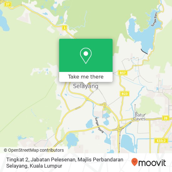 Tingkat 2, Jabatan Pelesenan, Majlis Perbandaran Selayang map