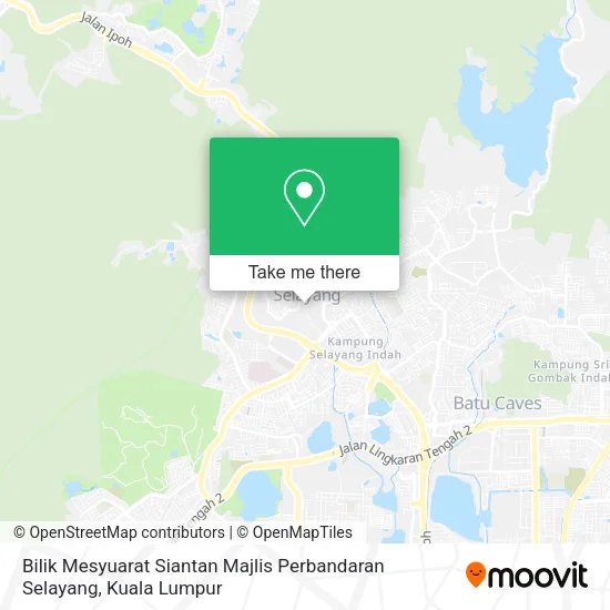 Bilik Mesyuarat Siantan Majlis Perbandaran Selayang map