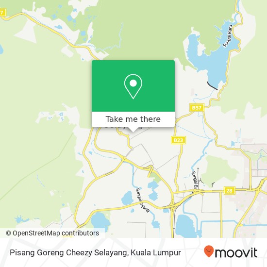 Pisang Goreng Cheezy Selayang map