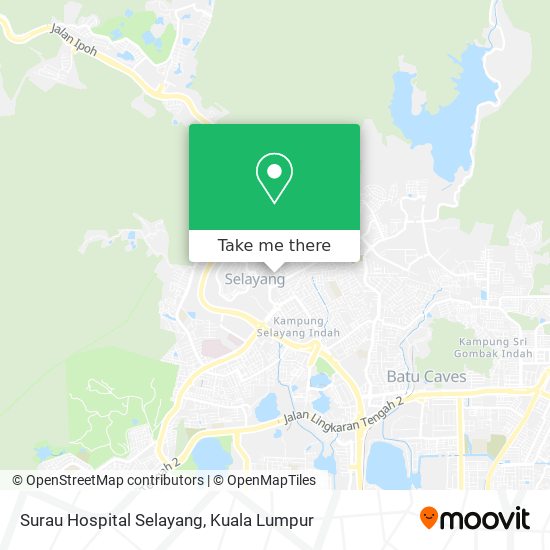 Peta Surau Hospital Selayang