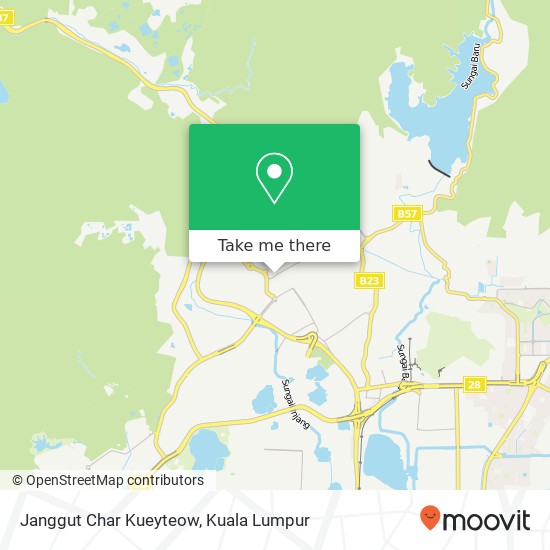 Janggut Char Kueyteow map