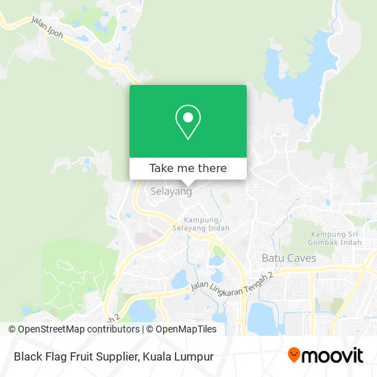 Black Flag Fruit Supplier map