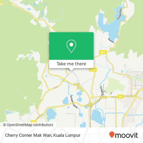 Cherry Corner Mak Wan map
