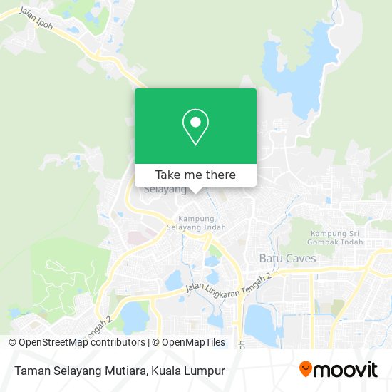 Taman Selayang Mutiara map