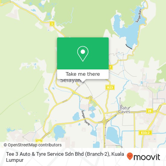 Tee 3 Auto & Tyre Service Sdn Bhd (Branch-2) map