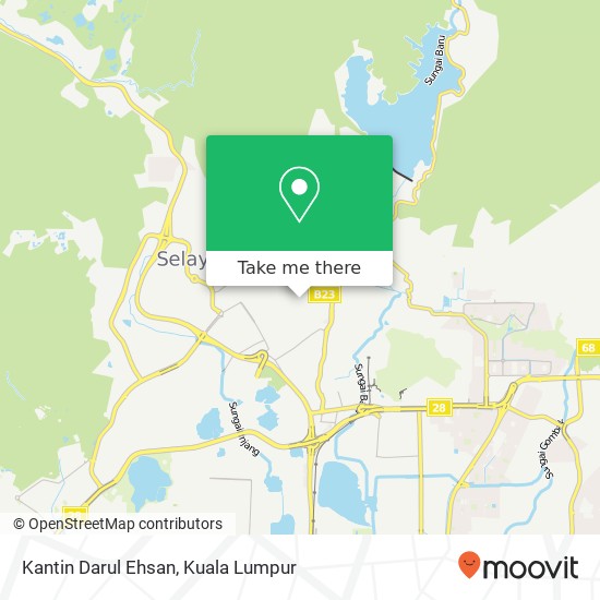 Kantin Darul Ehsan map