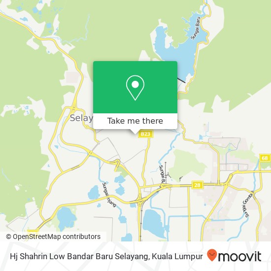 Hj Shahrin Low Bandar Baru Selayang map