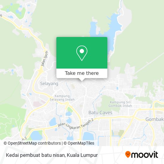 Peta Kedai pembuat batu nisan