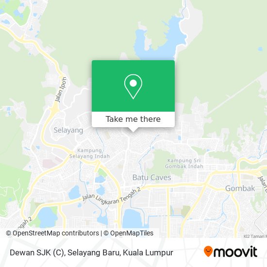 Peta Dewan SJK (C), Selayang Baru