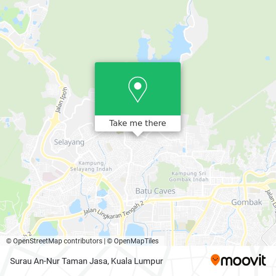 Peta Surau An-Nur Taman Jasa