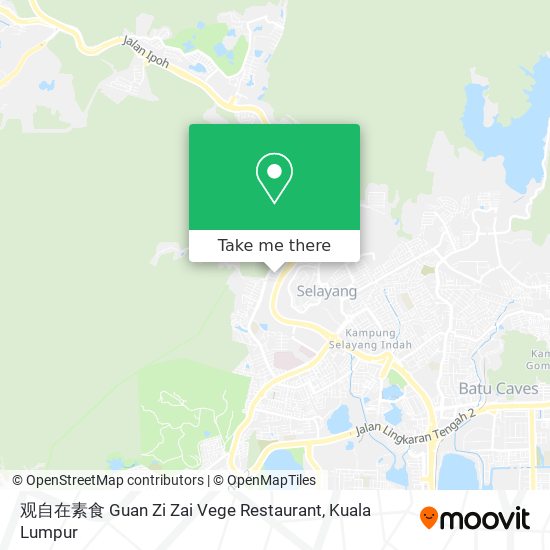 观自在素食 Guan Zi Zai Vege Restaurant map