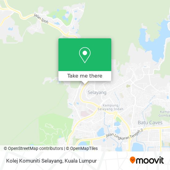 Kolej Komuniti Selayang map