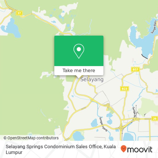 Selayang Springs Condominium Sales Office map