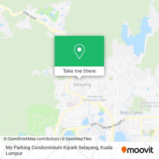 Peta My Parking Condominium Kipark Selayang