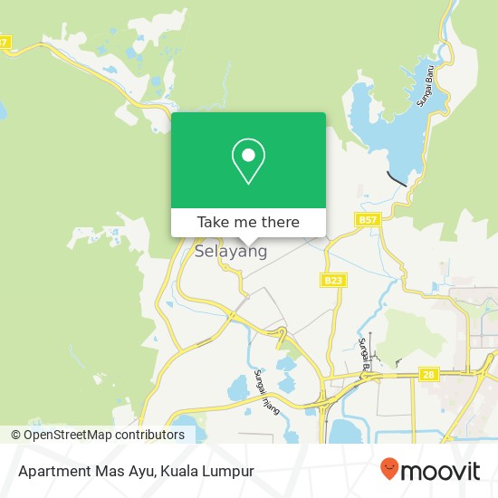 Apartment Mas Ayu map