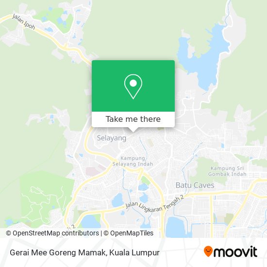 Gerai Mee Goreng Mamak map