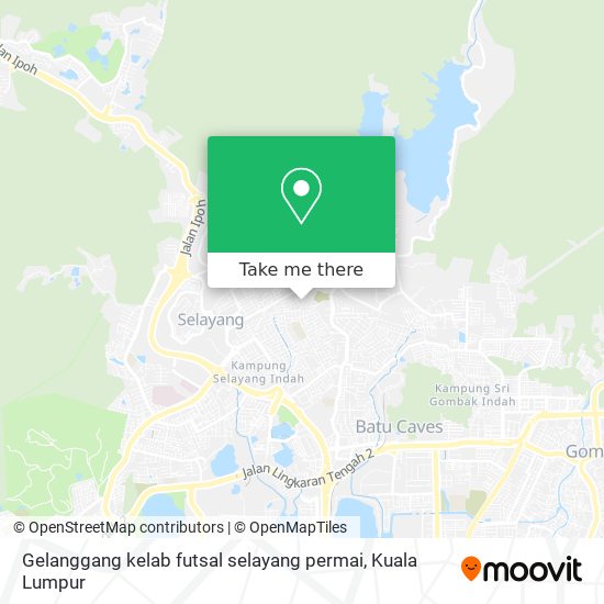 Gelanggang kelab  futsal selayang permai map