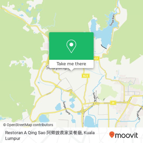 Restoran A Qing Sao 阿卿嫂農家菜餐廳 map