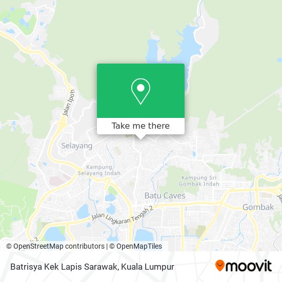 Batrisya Kek Lapis Sarawak map