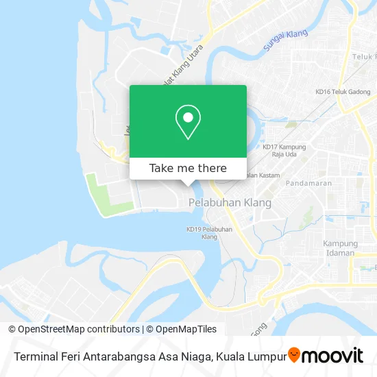 Terminal Feri Antarabangsa Asa Niaga map