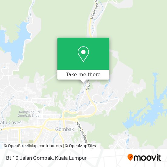 Peta Bt 10 Jalan Gombak