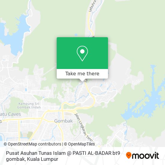 Pusat Asuhan Tunas Islam @ PASTI AL-BADAR bt9 gombak map