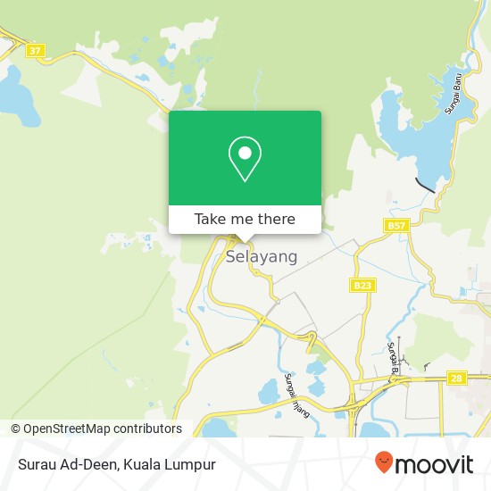 Surau Ad-Deen map