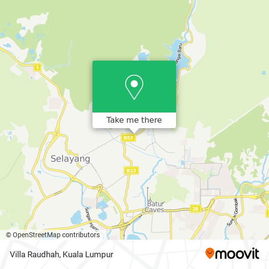 Villa Raudhah map