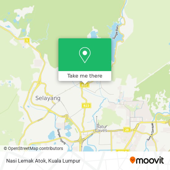 Nasi Lemak Atok map