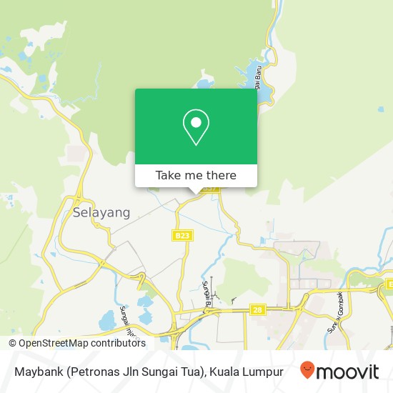 Peta Maybank (Petronas Jln Sungai Tua)