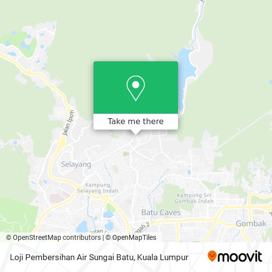 Loji Pembersihan Air Sungai Batu map