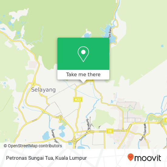 Petronas Sungai Tua map