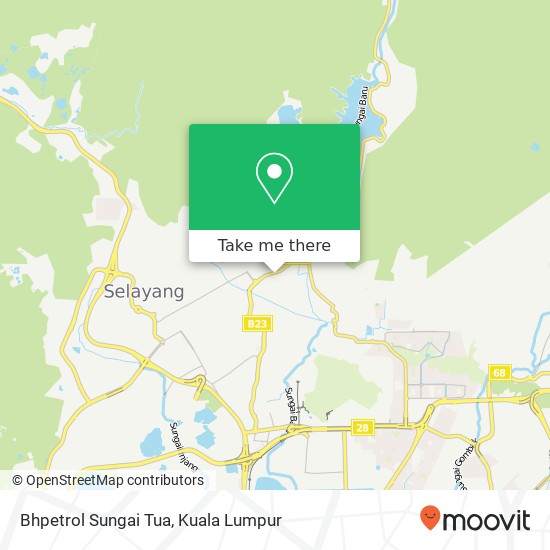 Bhpetrol Sungai Tua map