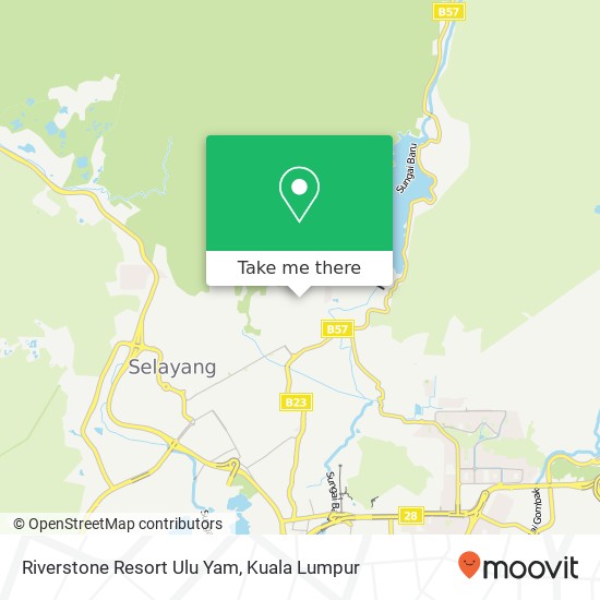 Peta Riverstone Resort Ulu Yam