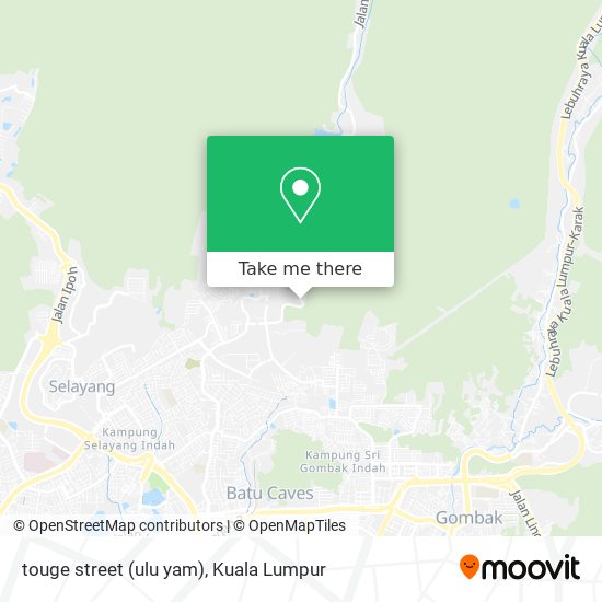 Peta touge street (ulu yam)