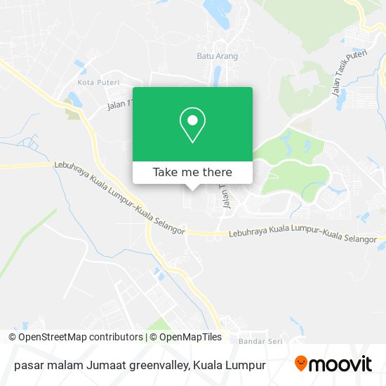 pasar malam Jumaat greenvalley map