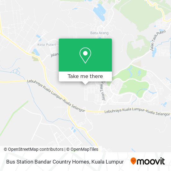 Bus Station Bandar Country Homes map
