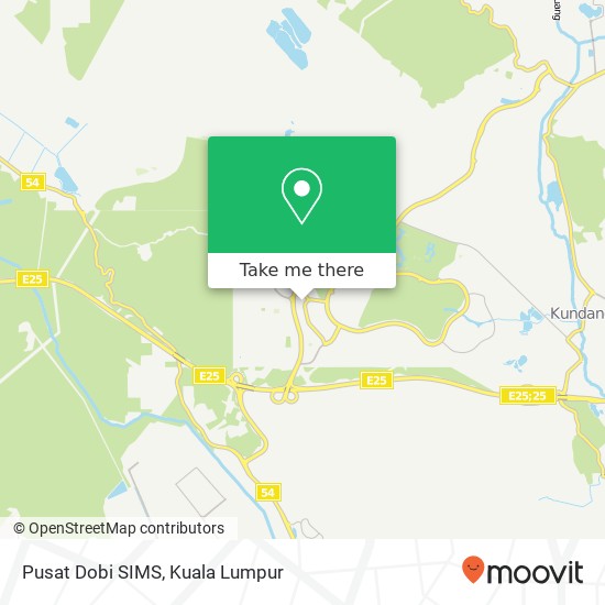 Pusat Dobi SIMS map