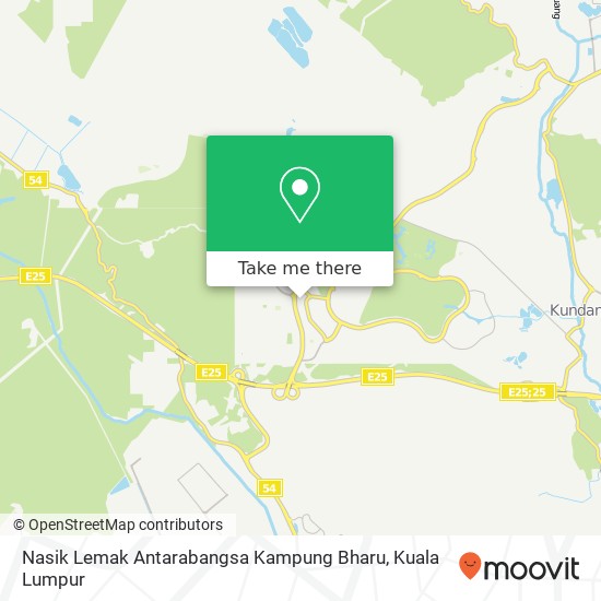 Nasik Lemak Antarabangsa Kampung Bharu map