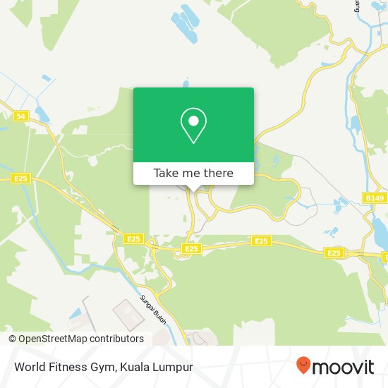 World Fitness Gym map