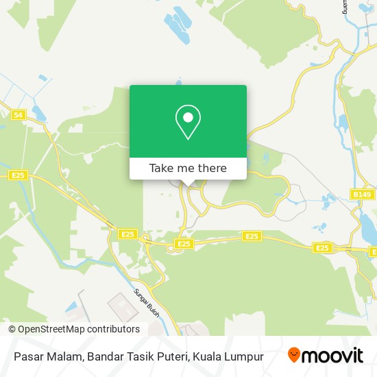 Pasar Malam, Bandar Tasik Puteri map