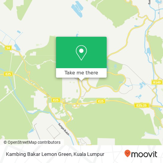 Peta Kambing Bakar Lemon Green