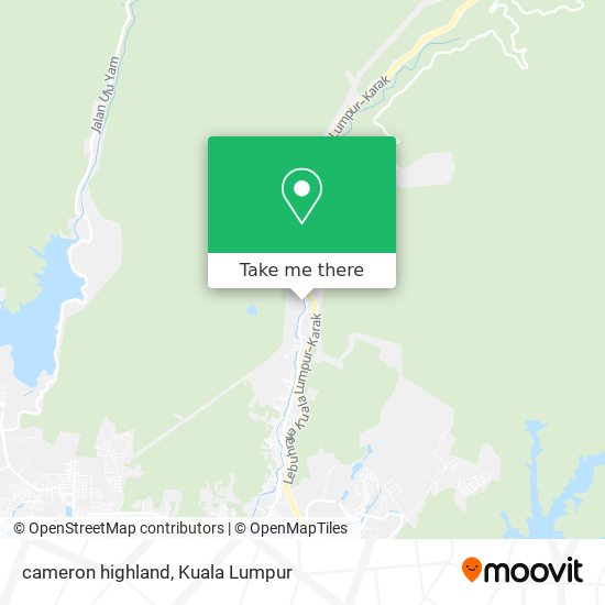 cameron highland map