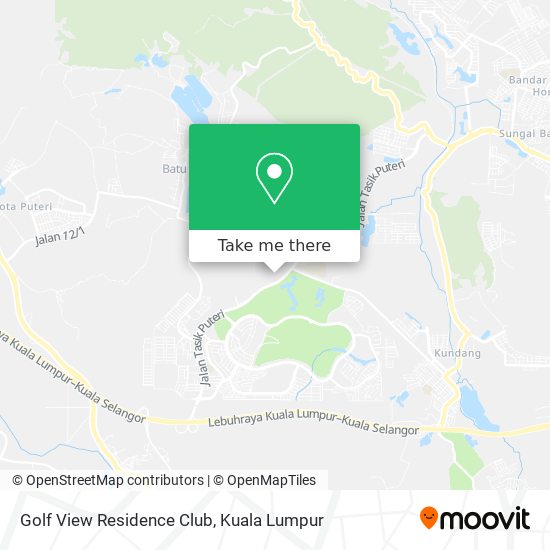 Golf View Residence Club map