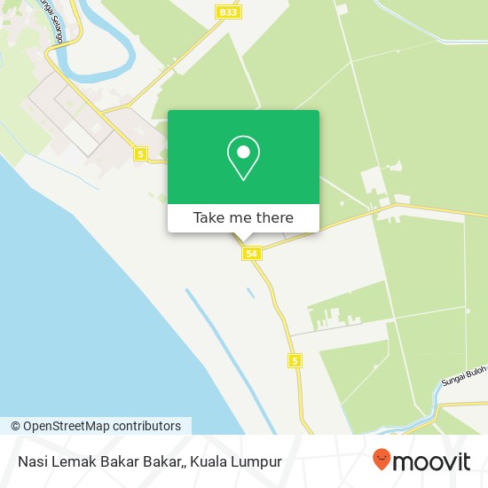 Nasi Lemak Bakar Bakar, map