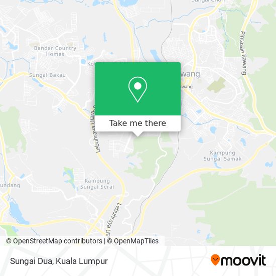 Sungai Dua map