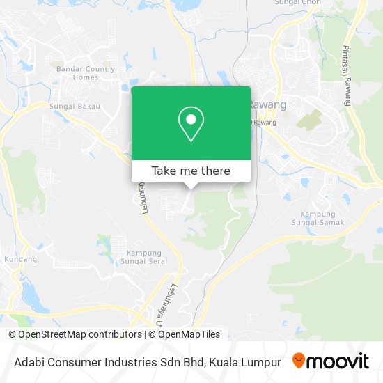 Adabi Consumer Industries Sdn Bhd map