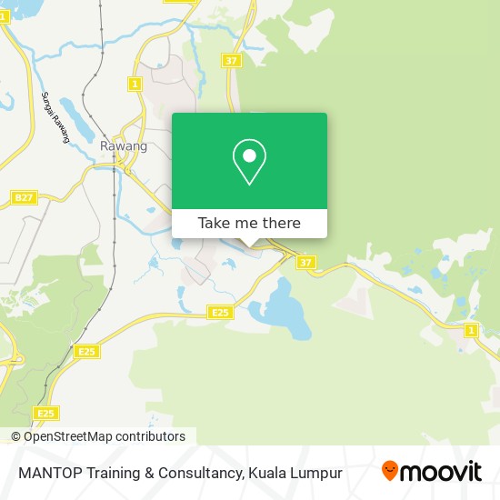 Peta MANTOP Training & Consultancy