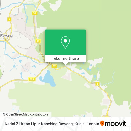 Peta Kedai Z Hutan Lipur Kanching Rawang